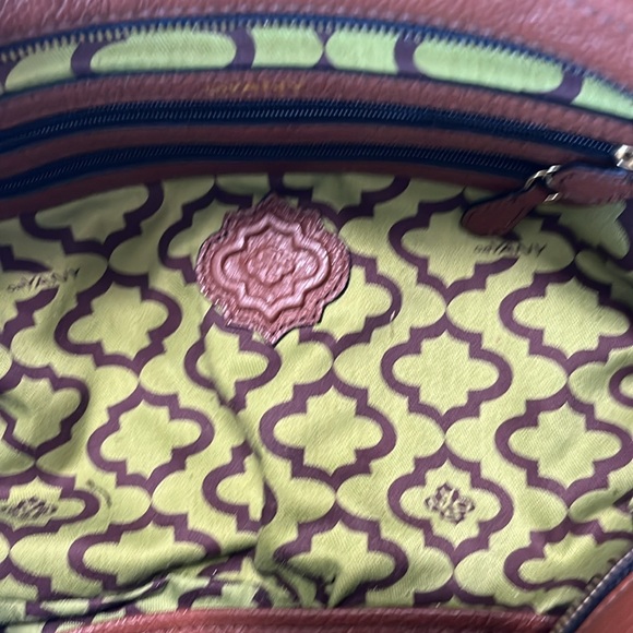 orYANY Colorblock Pebbled Leather LIAN Satchel 2 Way/Crossbody - Picture 9 of 9